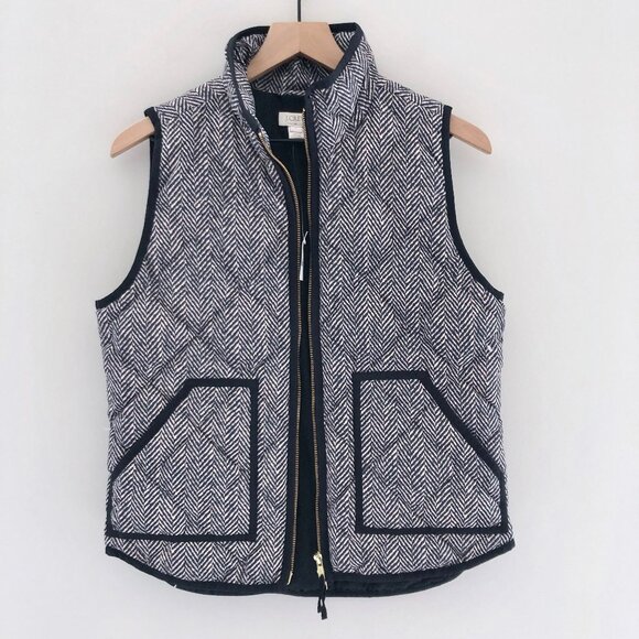 J. Crew Factory Jackets & Blazers - NWT J.Crew Factory Quilted Herringbone Vest